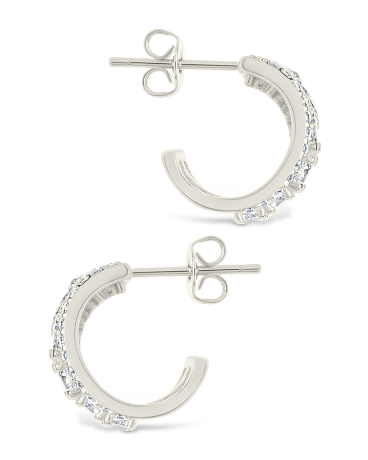 Yasmina CZ Hoop Earrings