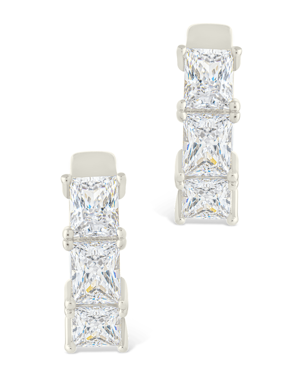 Cosima Baguette CZ Hoops