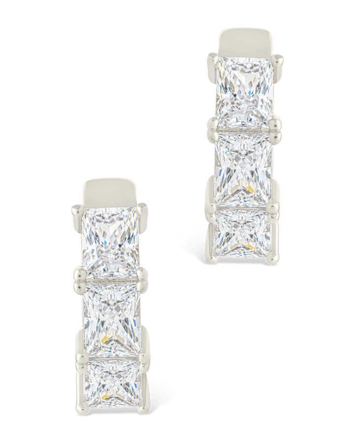 Cosima Baguette CZ Hoops