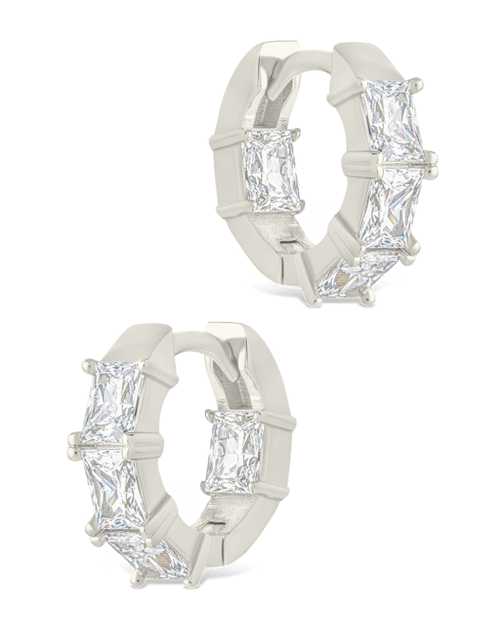 Cosima Baguette CZ Hoops