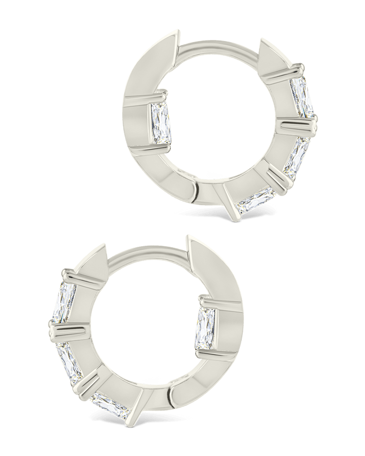 Cosima Baguette CZ Hoops