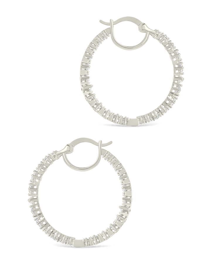 Aaliyah CZ Hoop Earrings