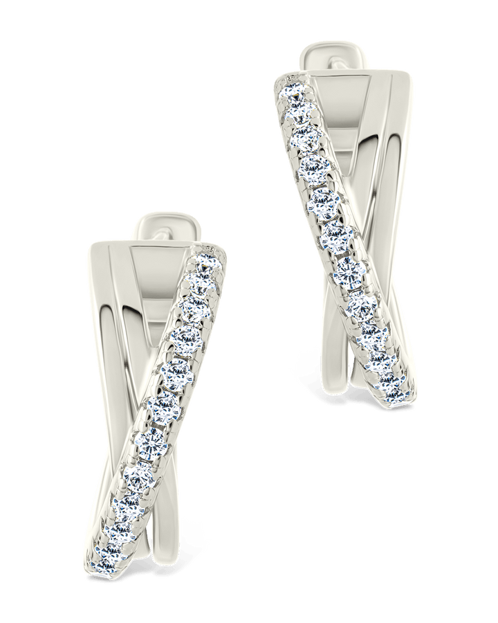 Juliana CZ Hoop Earrings