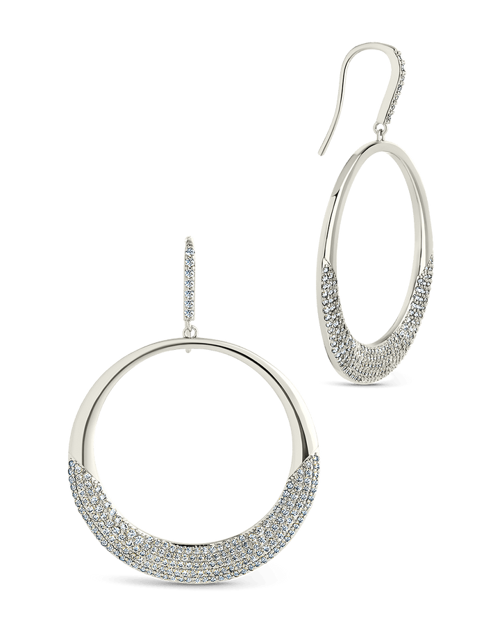 Muriel CZ O Drop Earrings