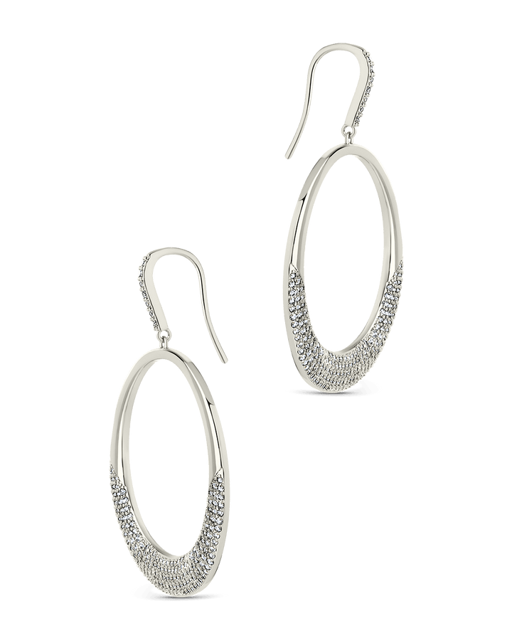 Muriel CZ O Drop Earrings