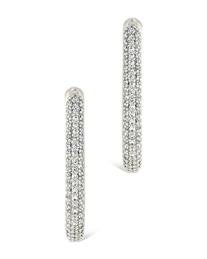 Melba Pave CZ Hoops