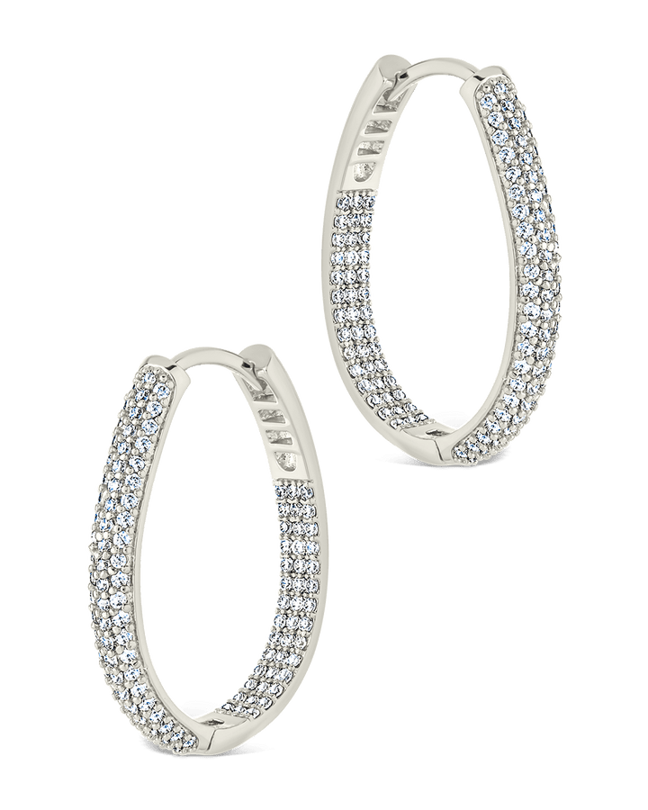 Melba Pave CZ Hoops