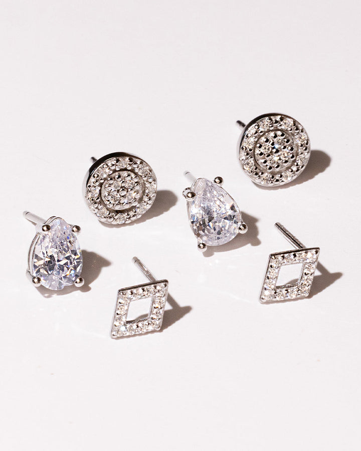 Geo Stud Set of 3