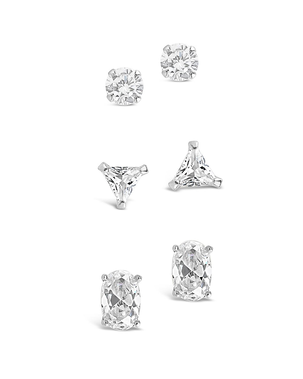 Everyday CZ Stud Set of 3
