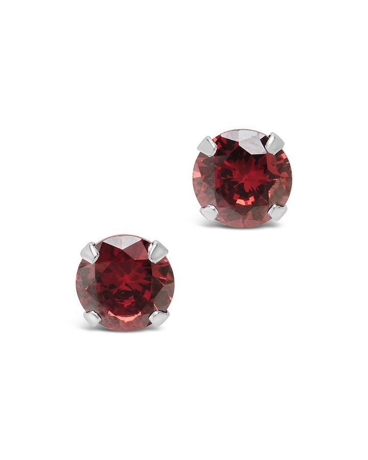 Rainbow CZ Studs - 7mm