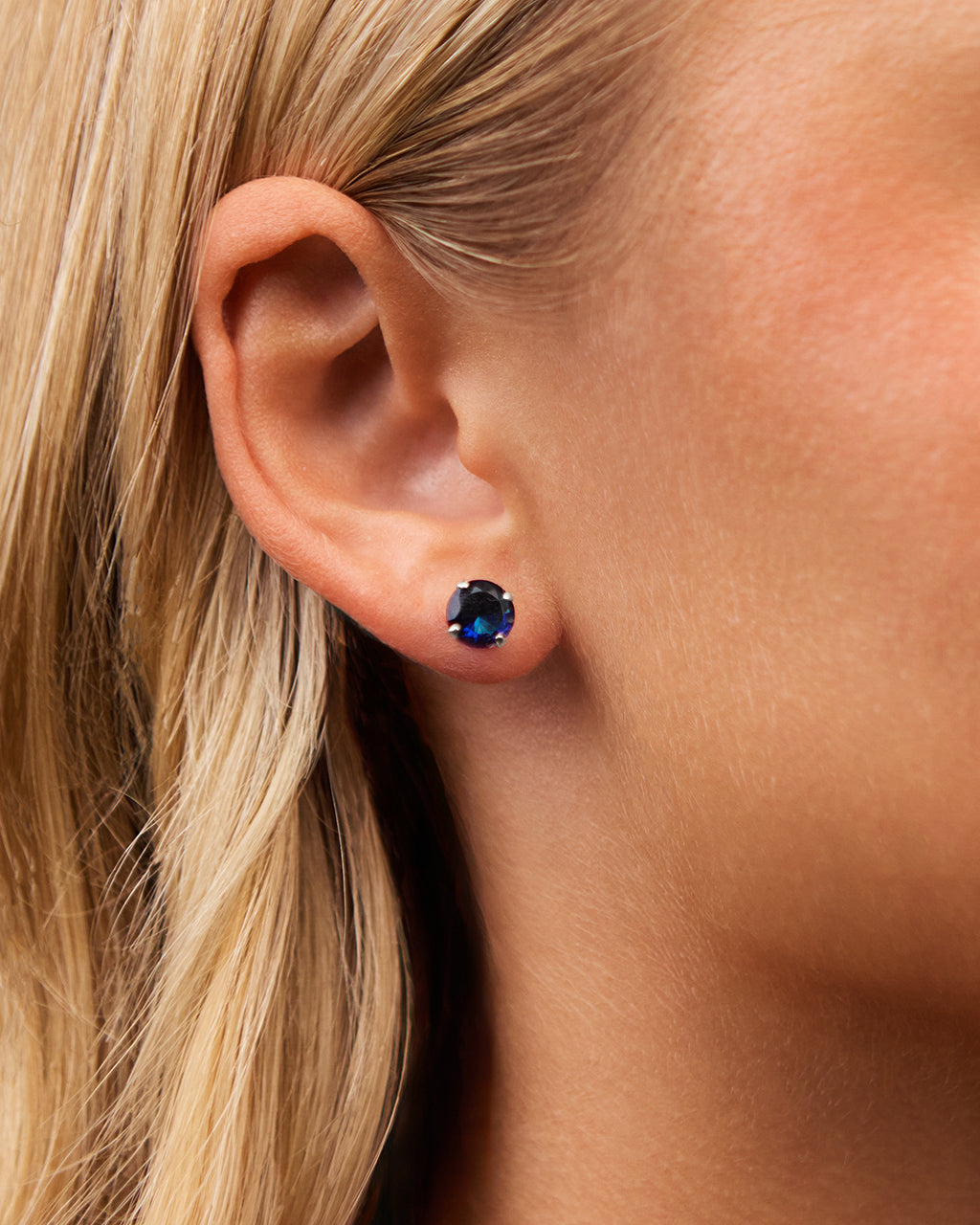 Rainbow CZ Studs - 7mm
