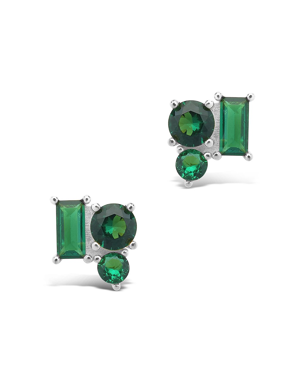 CZ Cluster Studs