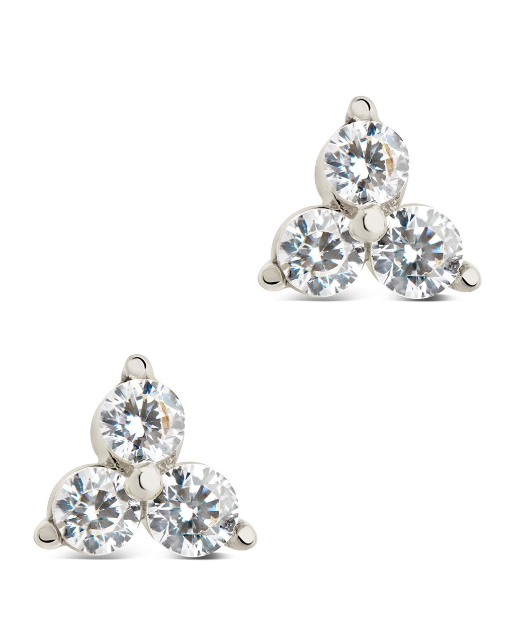 Pyramid Stud Earrings