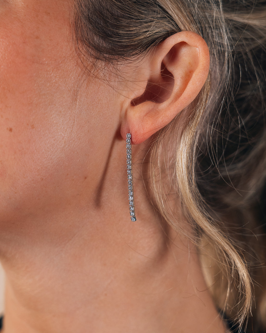 Linear Drop Earrings