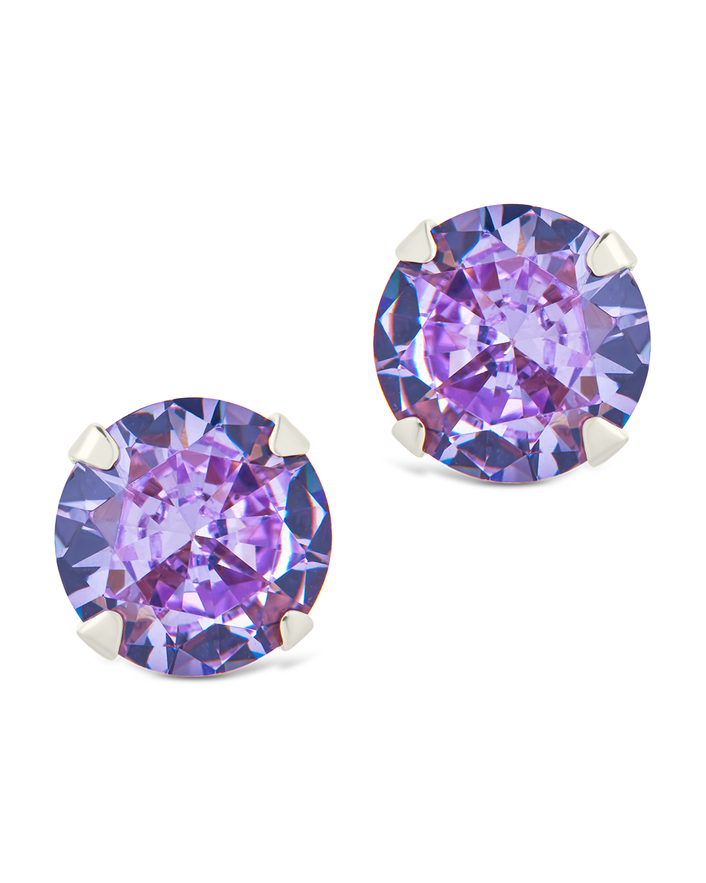 Rainbow CZ Studs - 7mm