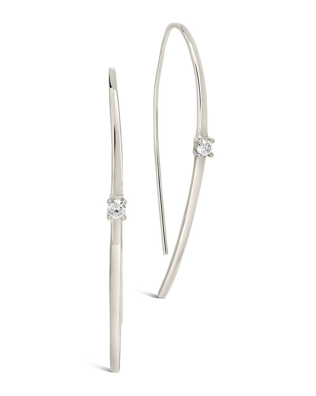 Studded Threader Earrings