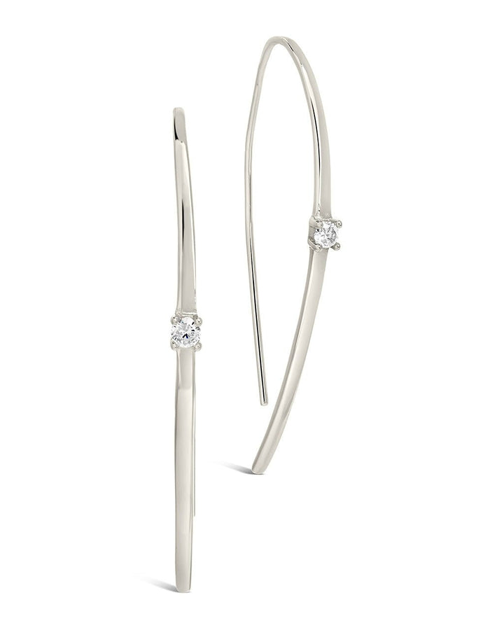 Studded Threader Earrings