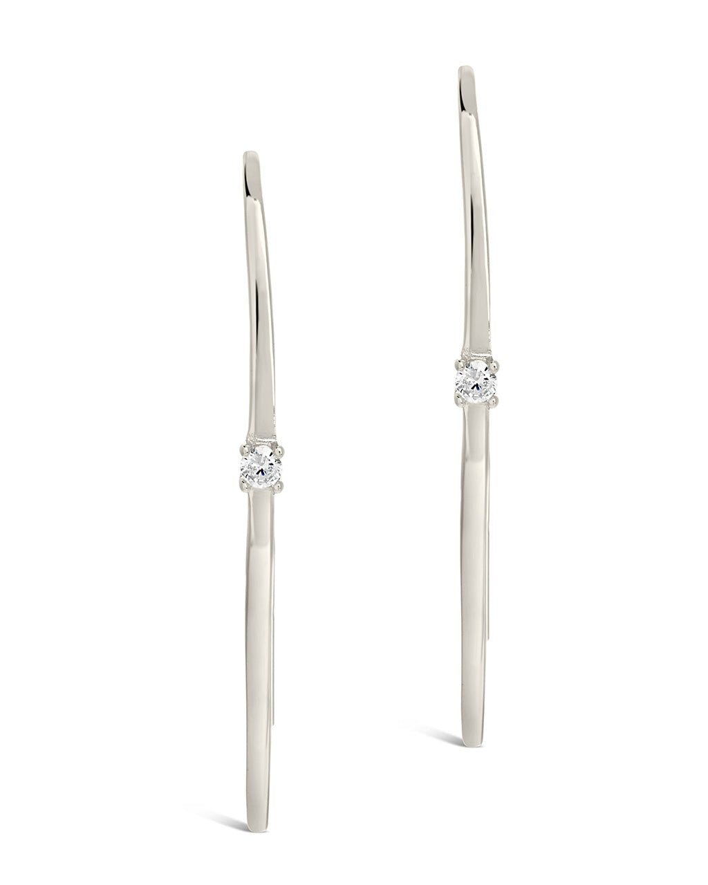 Studded Threader Earrings