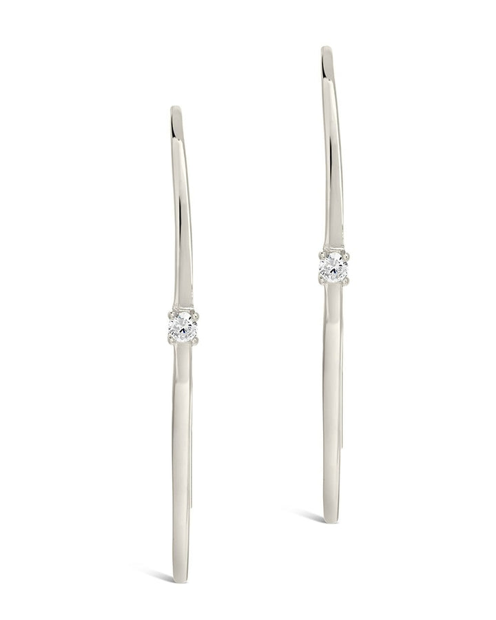 Studded Threader Earrings