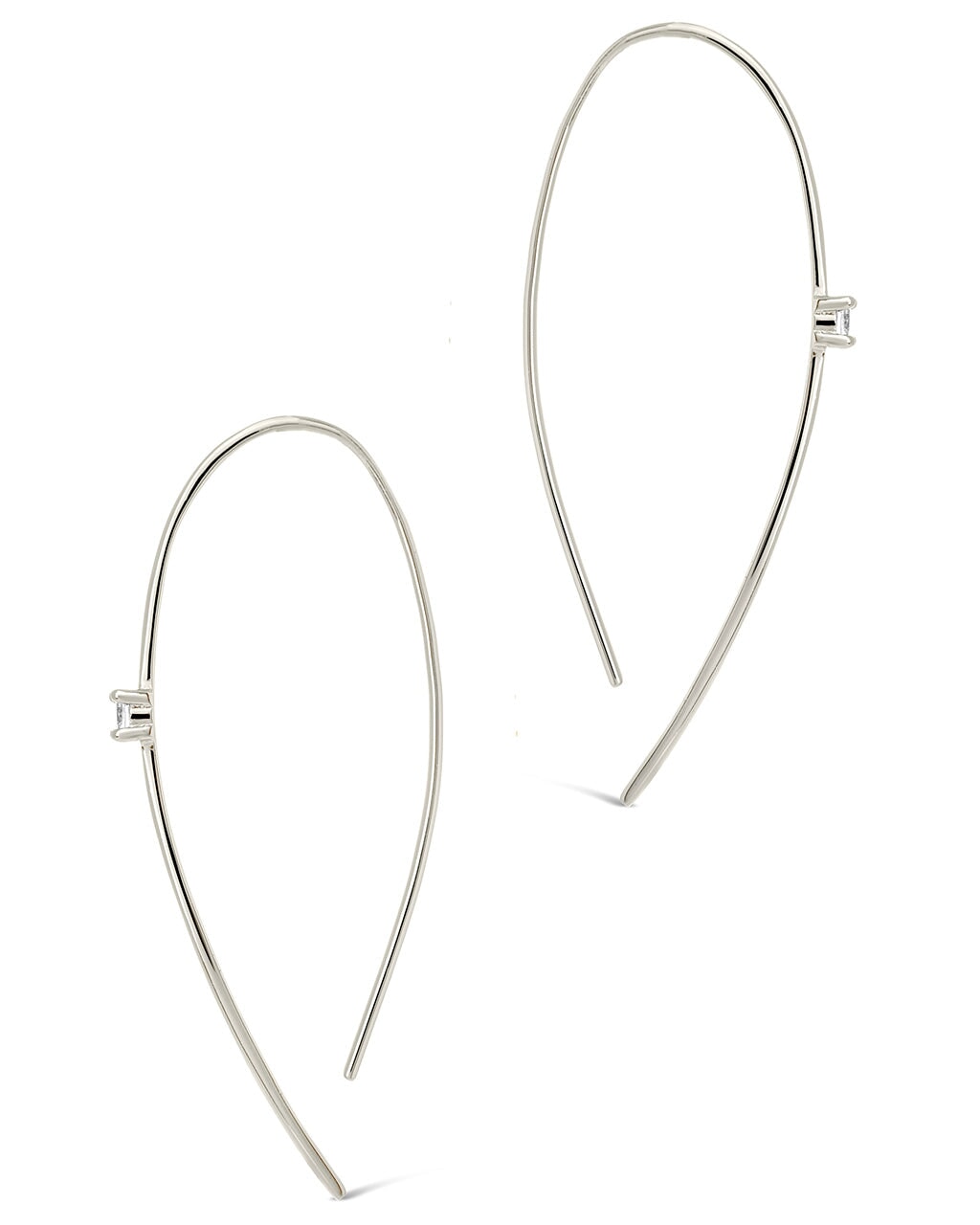Studded Threader Earrings