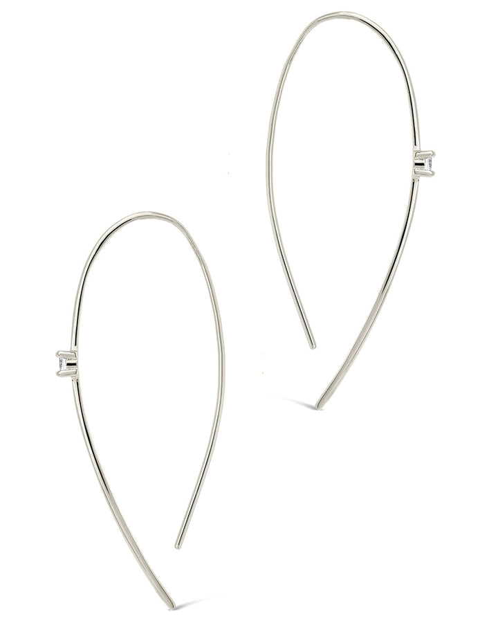 Studded Threader Earrings