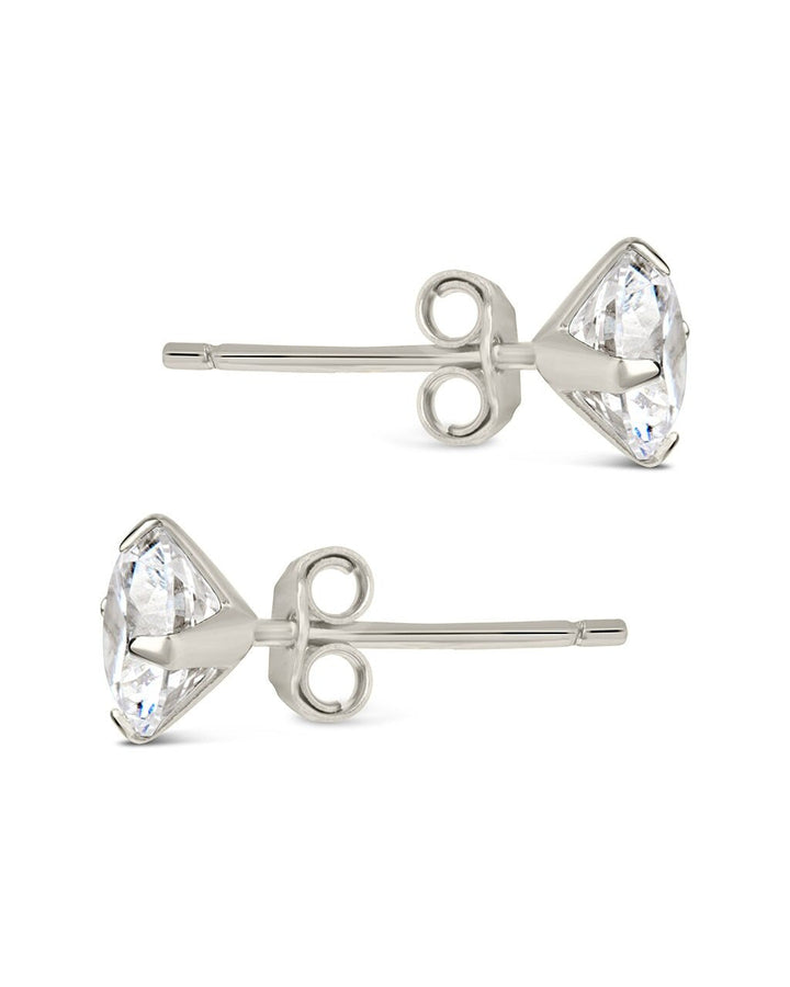 CZ Stud Earrings - 6mm