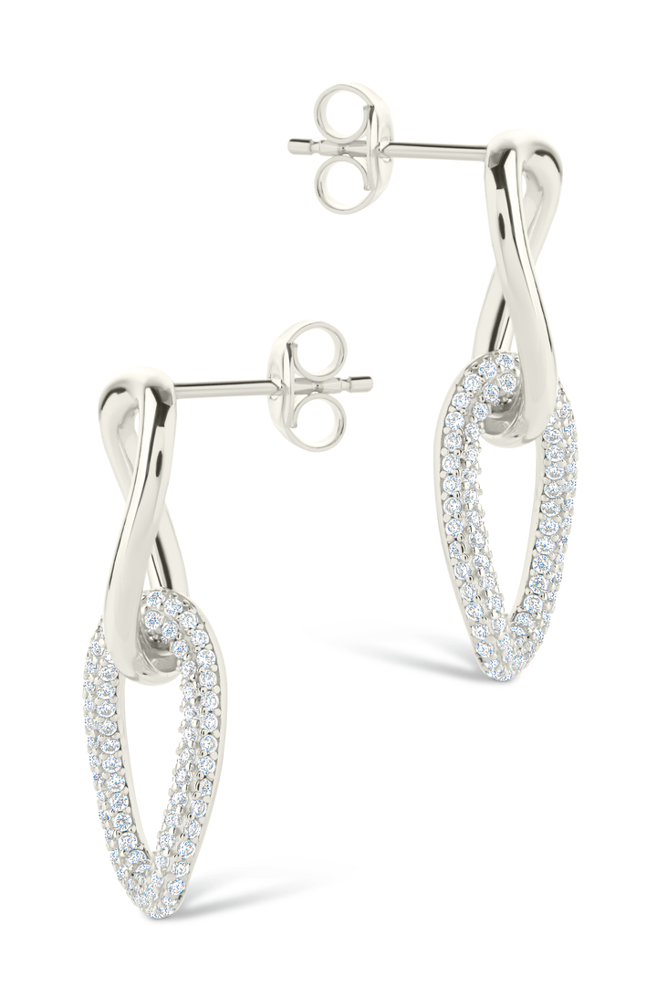 Taissa CZ Chain Link Studs