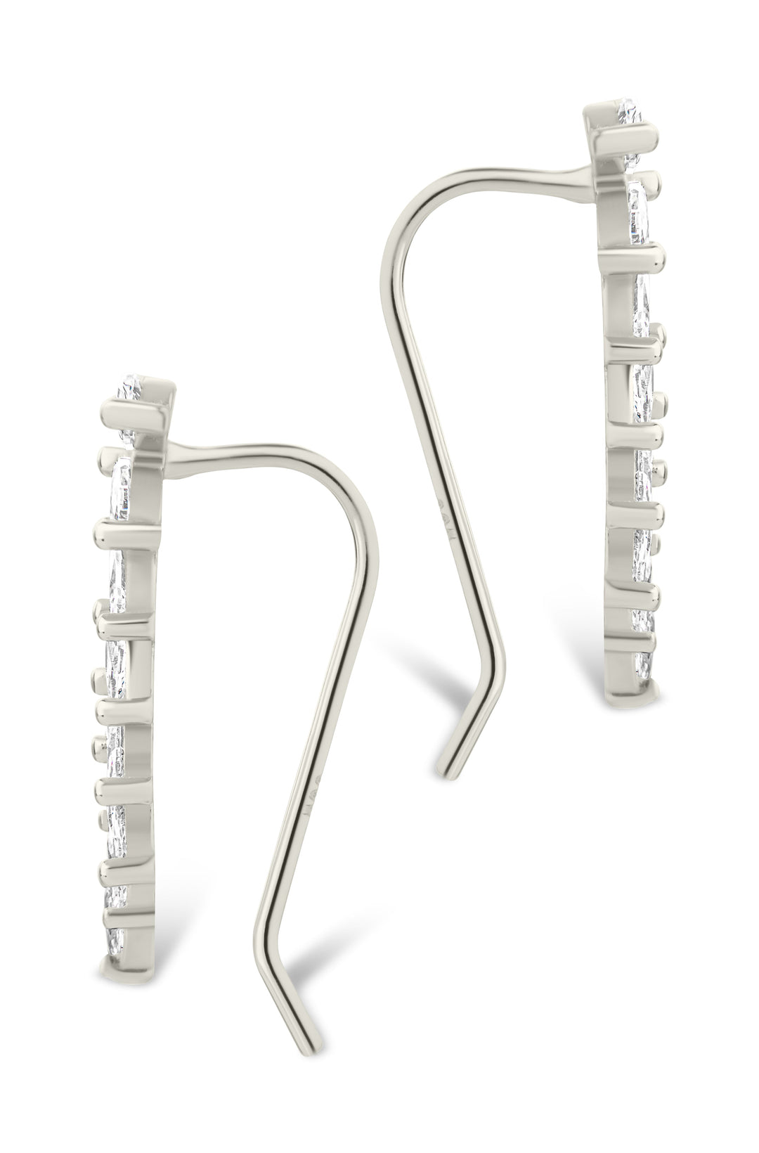 Skye CZ Threader Crawler Earrings