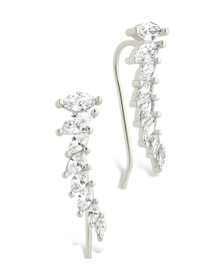 Skye CZ Threader Crawler Earrings