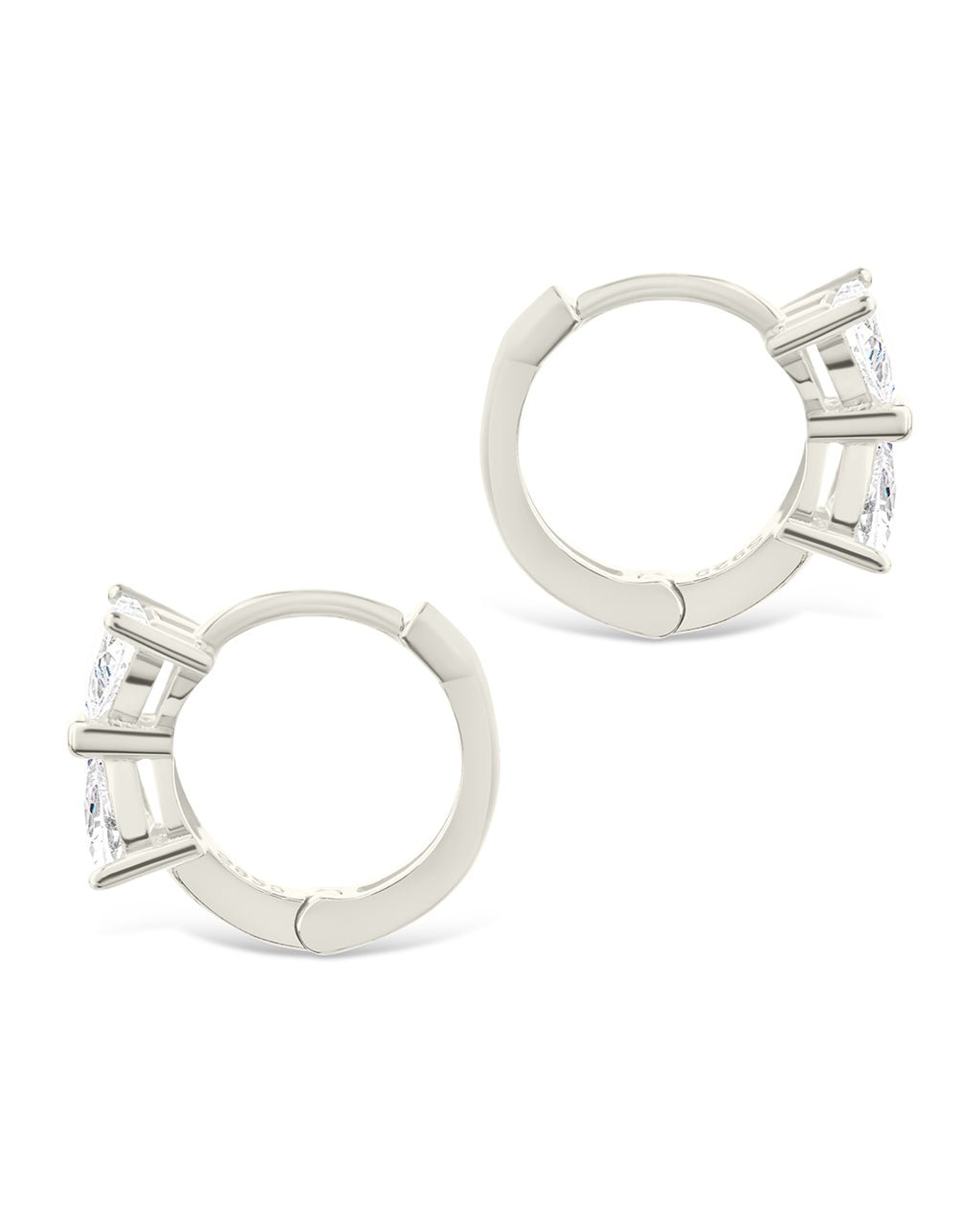 Ravenna CZ Micro Hoop Earrings