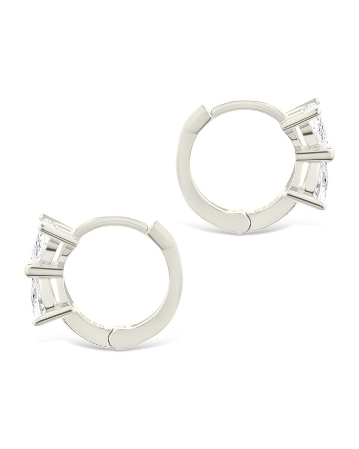 Ravenna CZ Micro Hoop Earrings