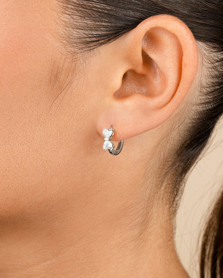 Ravenna CZ Micro Hoop Earrings