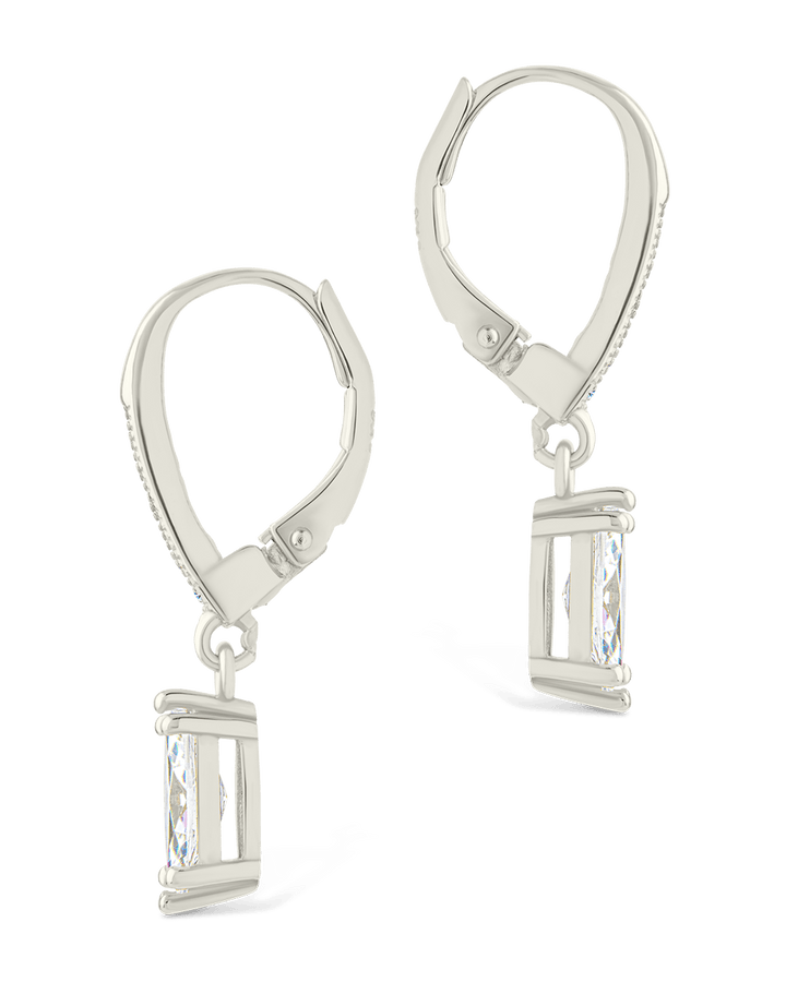 Allegra Marquise Cut CZ French Clip Earrings