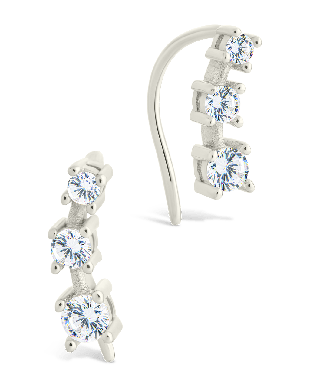 Round Cut Mini Ear Crawlers