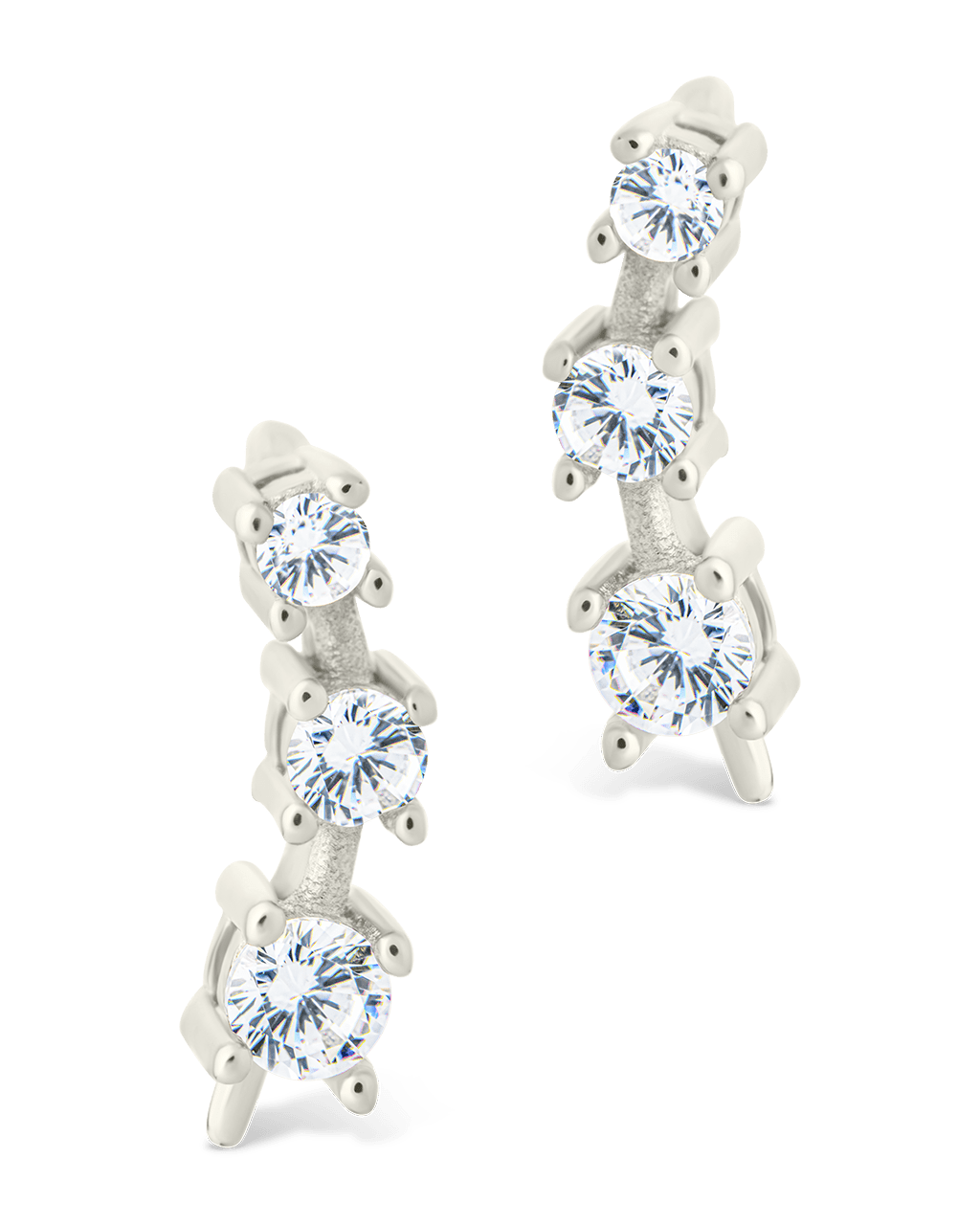 Round Cut Mini Ear Crawlers
