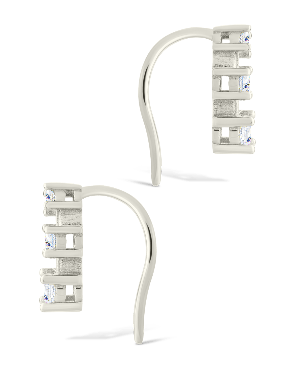 Round Cut Mini Ear Crawlers