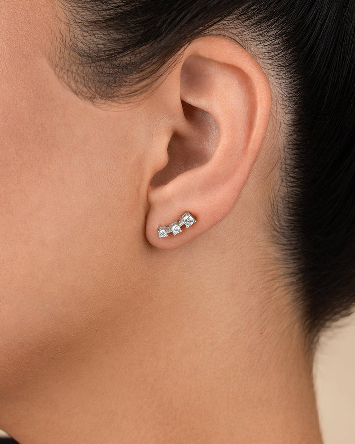Round Cut Mini Ear Crawlers