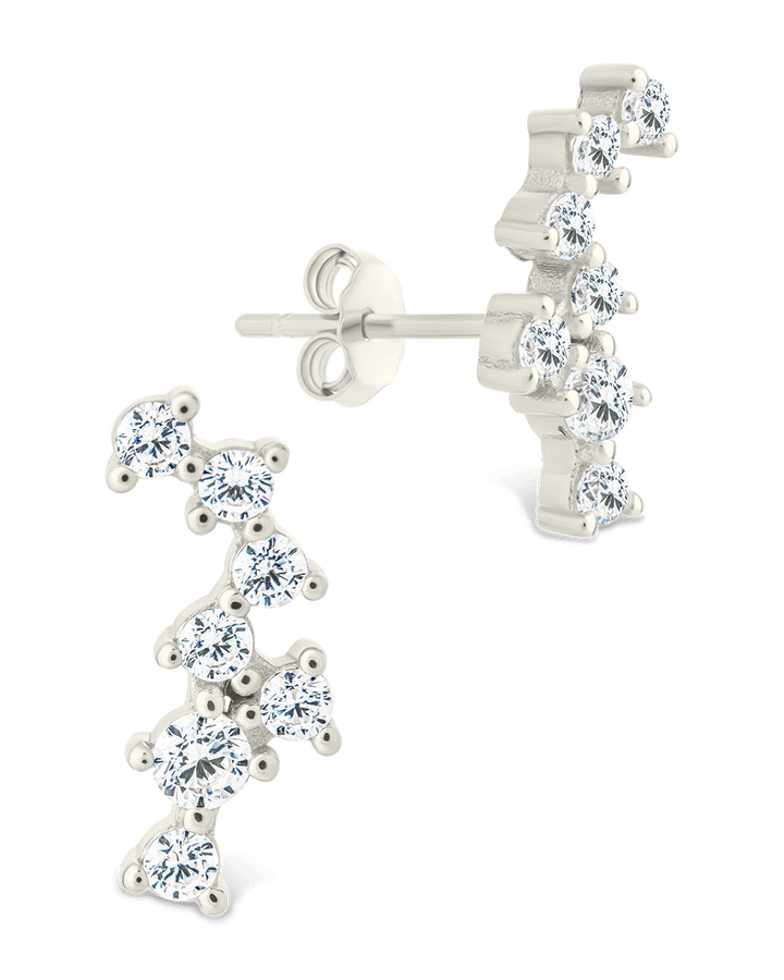 Round Cut Cluster CZ Crawlers
