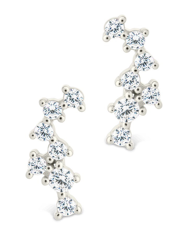 Round Cut Cluster CZ Crawlers