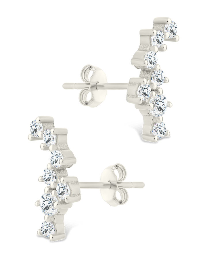 Round Cut Cluster CZ Crawlers
