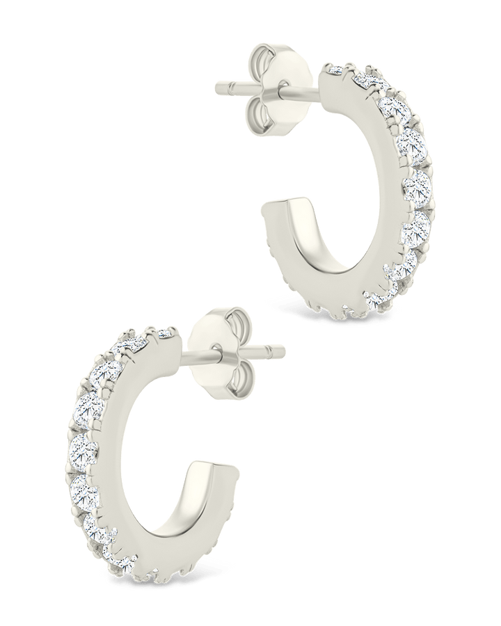 Eleri CZ Tube Hoops