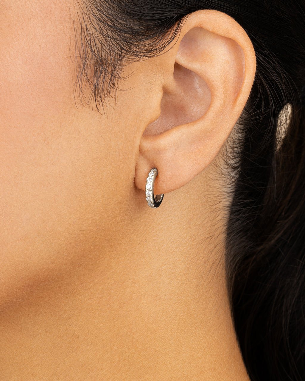 Eleri CZ Tube Hoops