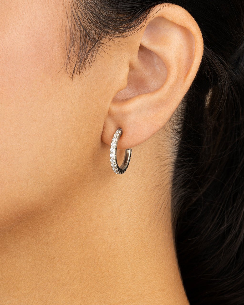Eleri CZ Tube Hoops