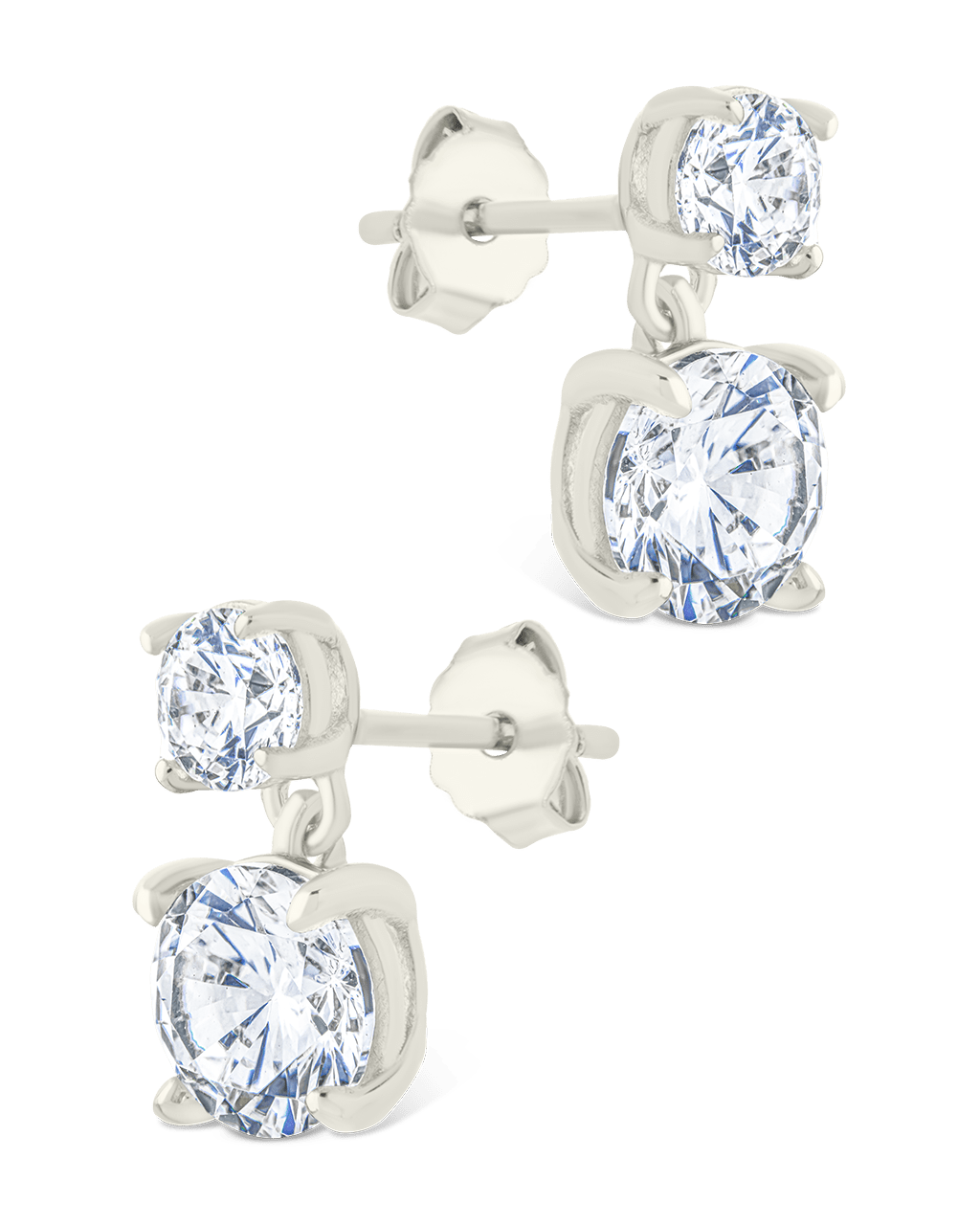 Galatea Brilliant Cut CZ Studs