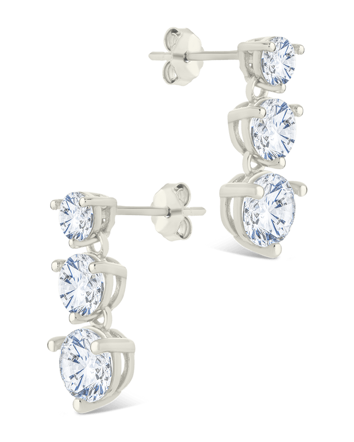 Opaline Brilliant Cut CZ Studs