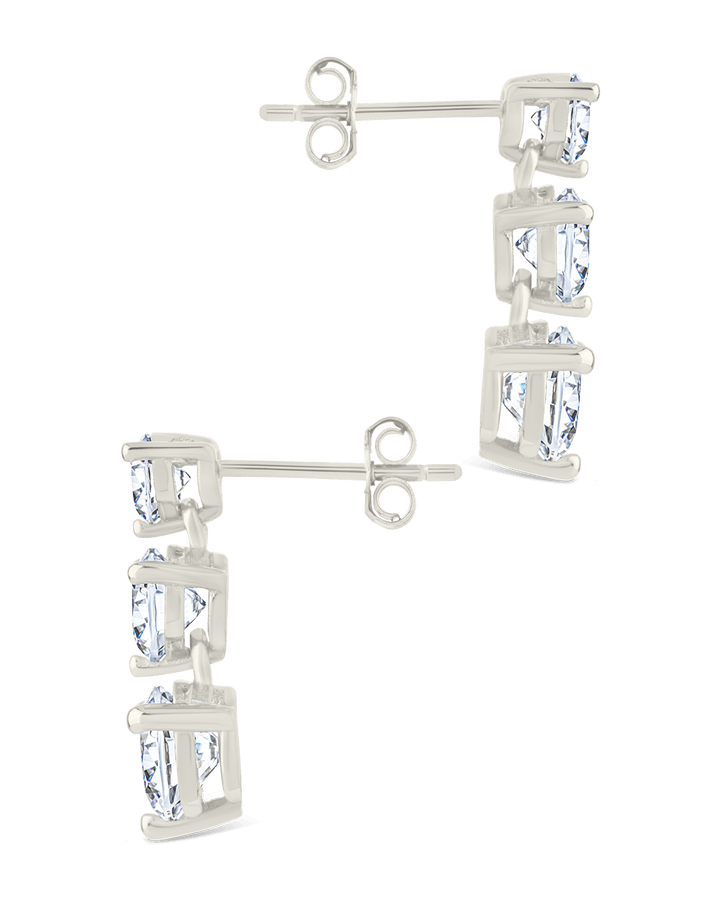 Opaline Brilliant Cut CZ Studs