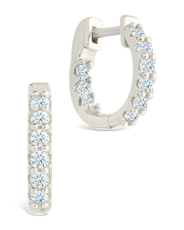Constance CZ Studded Statement Hoops