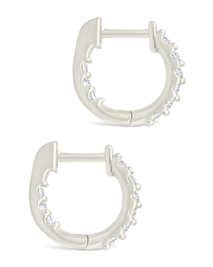 Constance CZ Studded Statement Hoops