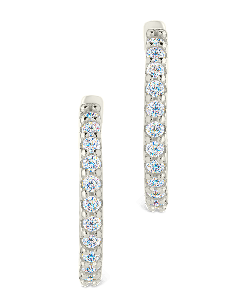 Constance CZ Studded Statement Hoops