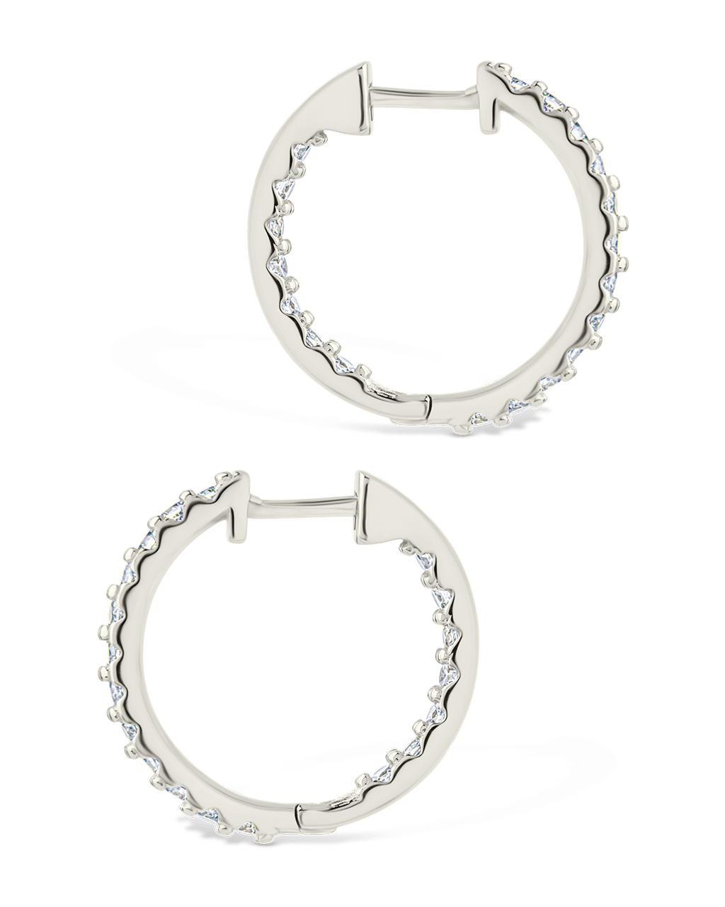 Constance CZ Studded Statement Hoops